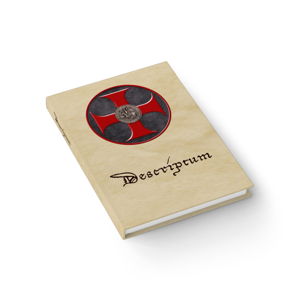 Templar Journal — 'Descriptum' Medieval-Inspired Blank Notebook