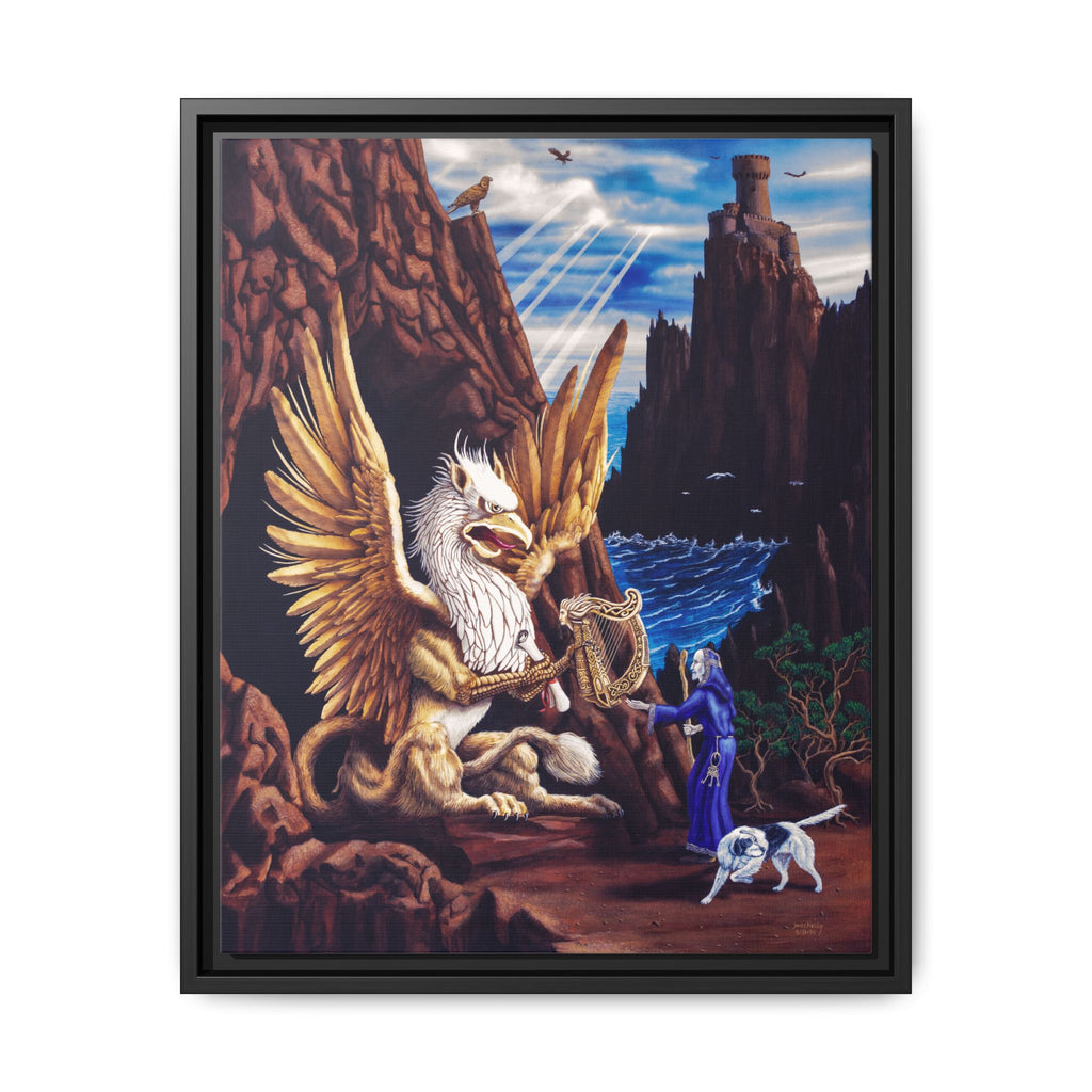 Gryphon by James Neely Art Print — Mythical Framed Matte Canvas Wall Art