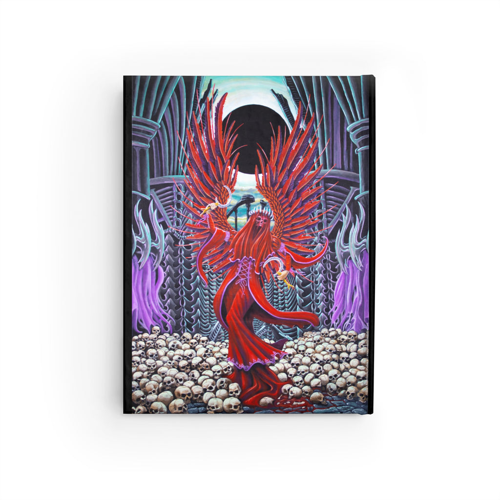 Queen in Red Journal — Gothic Fantasy Hardcover Notebook
