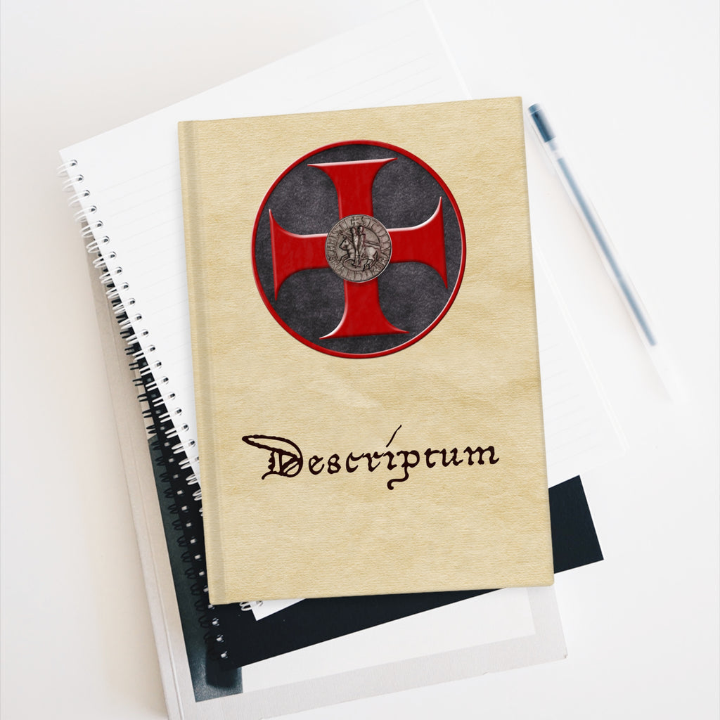 Templar Journal — 'Descriptum' Medieval-Inspired Blank Notebook