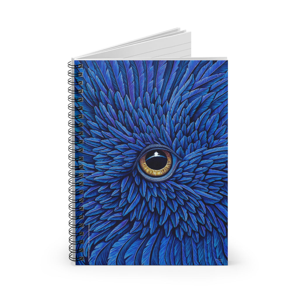 "Beheld" original art by James Neely – Seraph Angelic Being Spiral Notebook — Earth & Sword Fantasy Journal (Ruled)