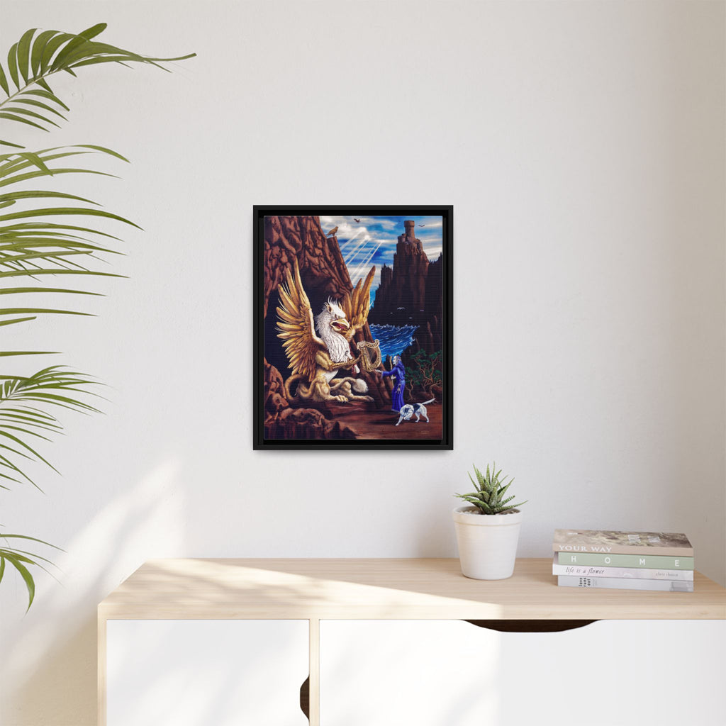 Gryphon by James Neely Art Print — Mythical Framed Matte Canvas Wall Art
