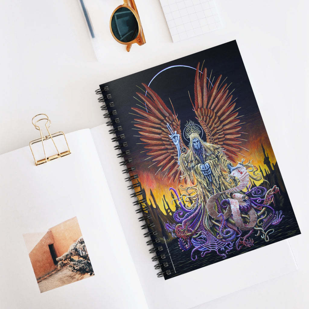 The King in Yellow by James Neely Spiral Notebook — Gothic Ruled Journal