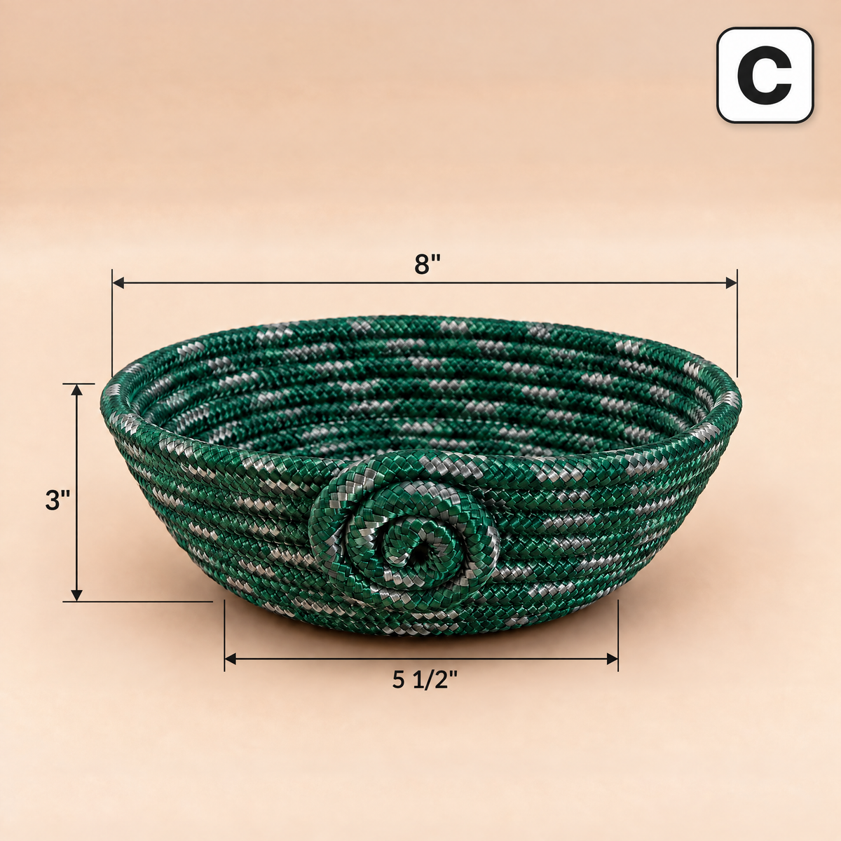 Handmade Coiled Rope Bowls – Choose Your Style