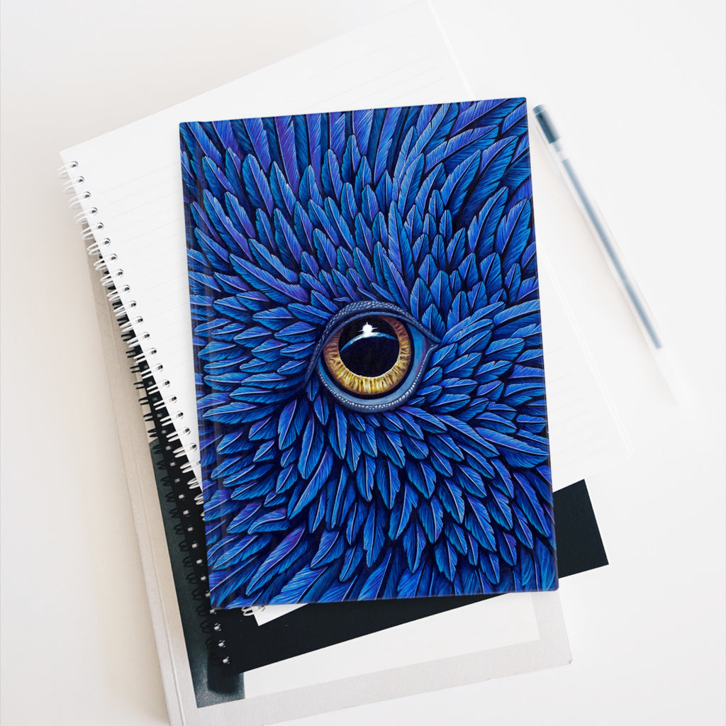 "Beheld" by James Neely – A Seraph Archetype of an Angelic Being - Blank Hardcover Journal