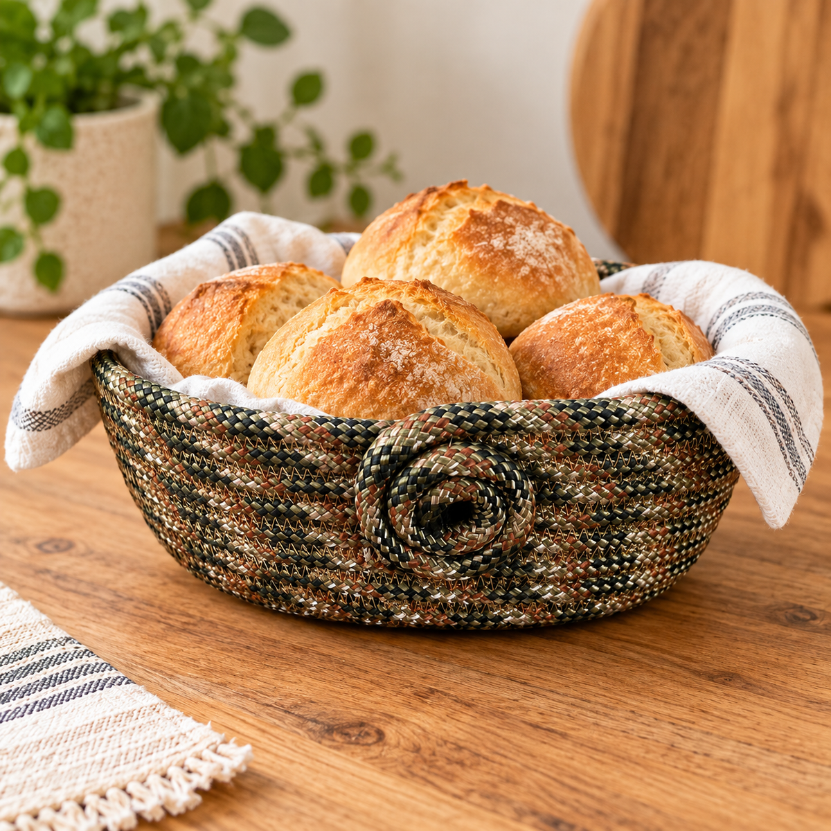 Handmade Coiled Rope Bowls – Choose Your Style