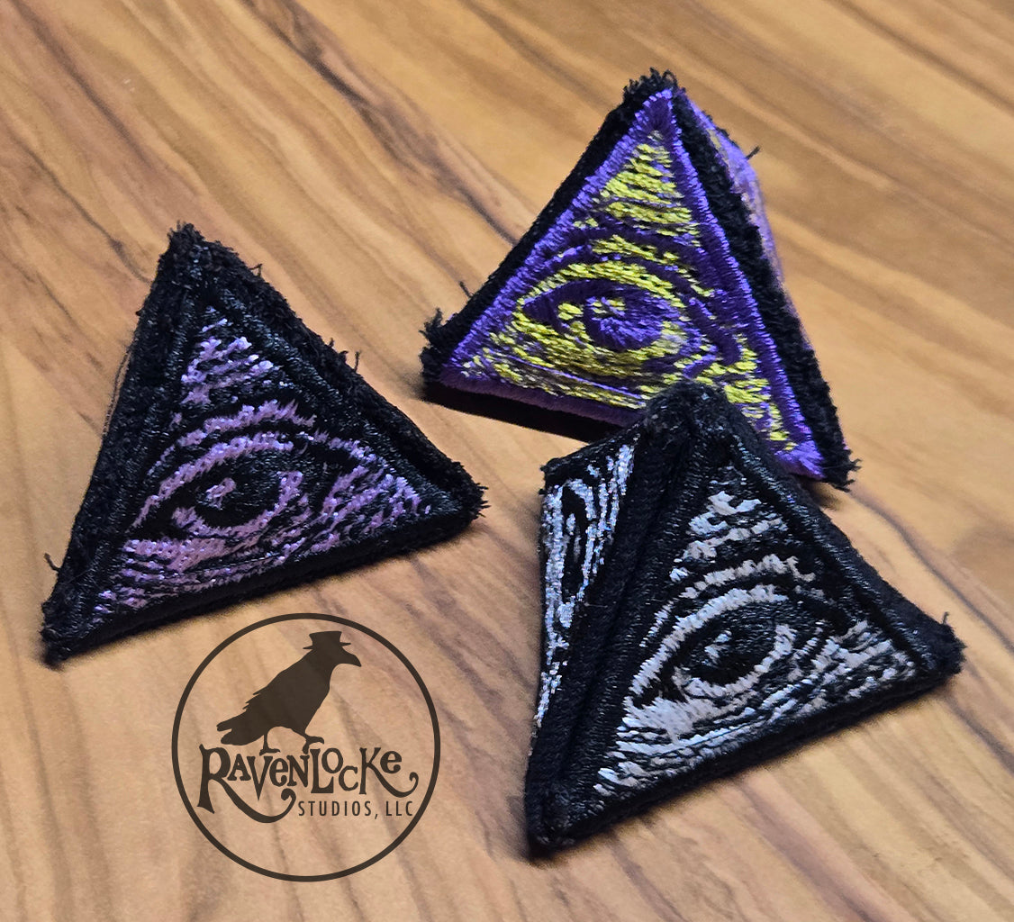 Embroidered Tetrahedron with Eye