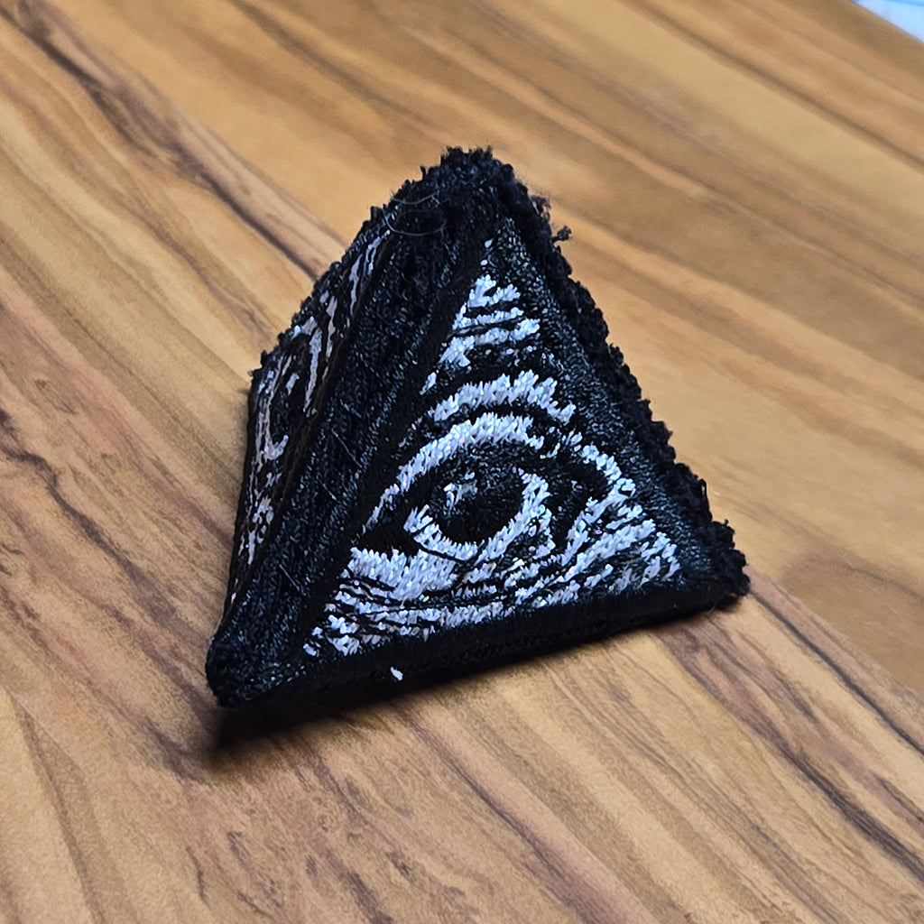 Embroidered Tetrahedron with Eye