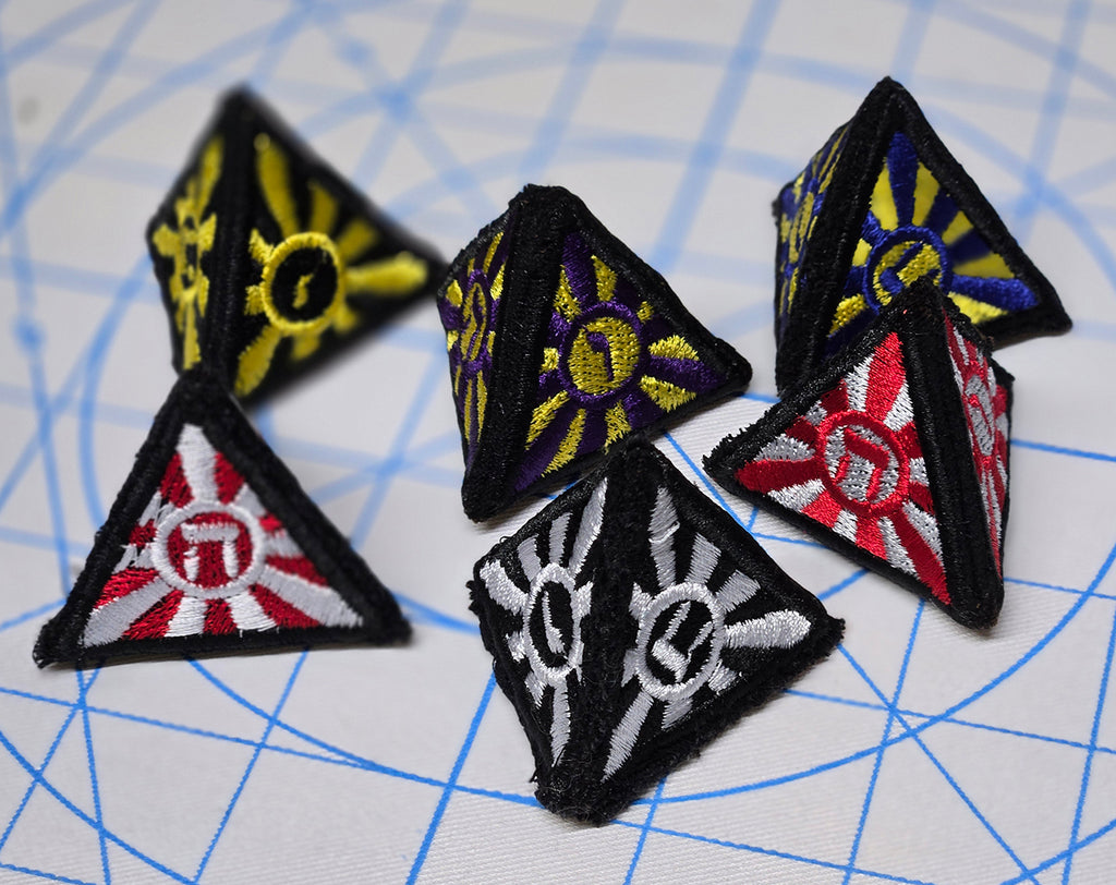 Embroidered Tetrahedron Tetragrammaton