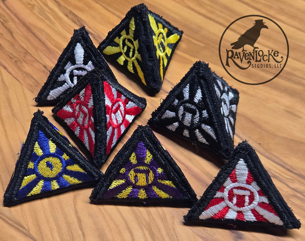 Embroidered Tetrahedron with Eye