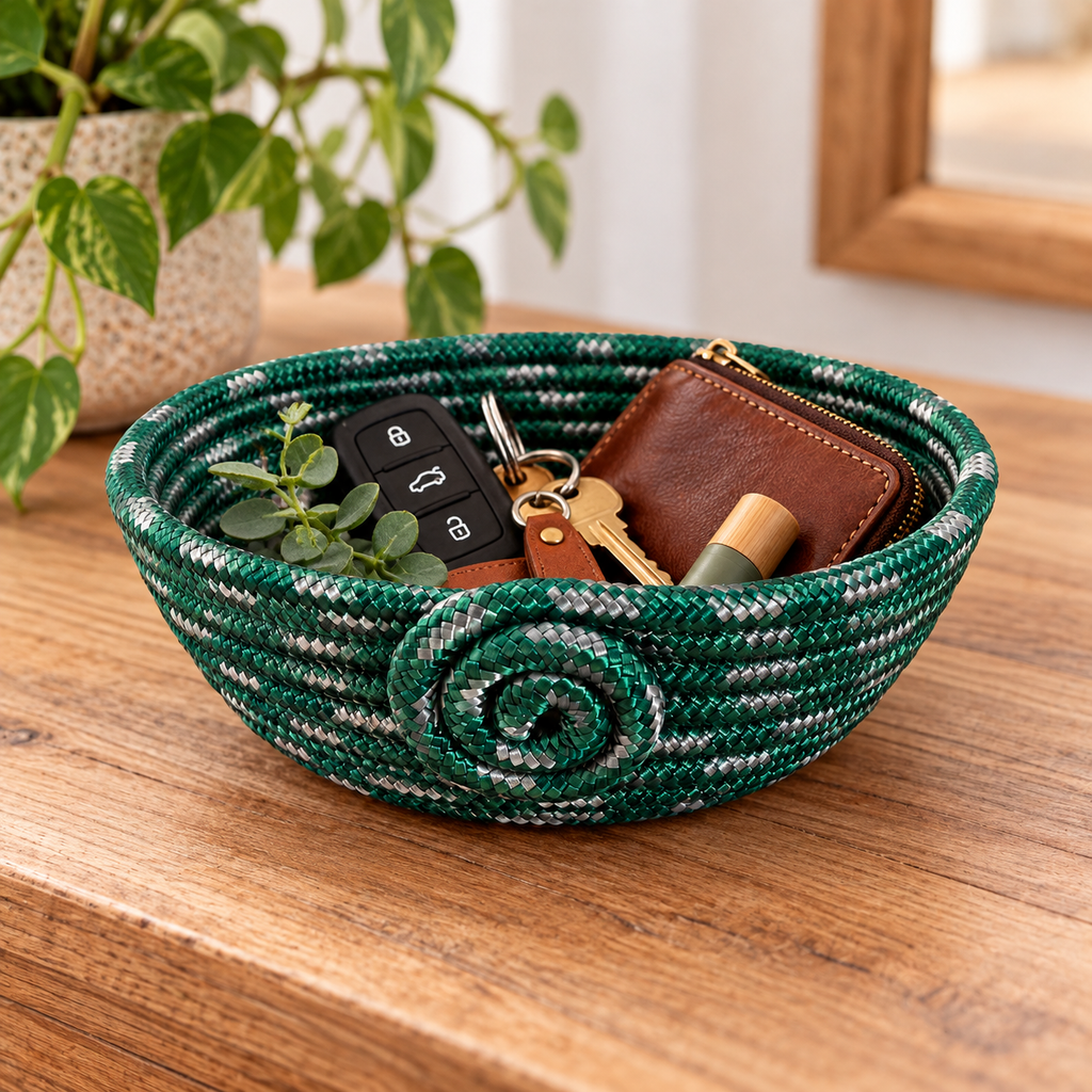 Handmade Coiled Rope Bowls – Choose Your Style