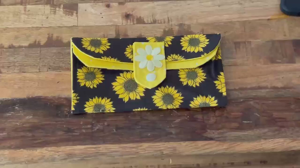 Handmade Fabric Wallet for Women –  Snap Wallet